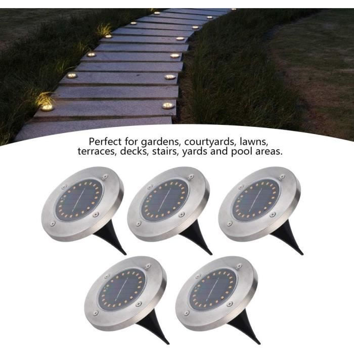 Lys Solaire LED - Lumière De Jardin Nénuphar Décoratif Pour Extérieur Et Patio