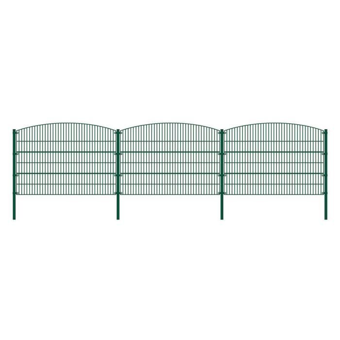 Treillis De Jardin En PVC Vert - Rouleau 25m X 50cm, Maille 25mm, Anti-Rongeurs Pour Clôture Lapins, Volailles