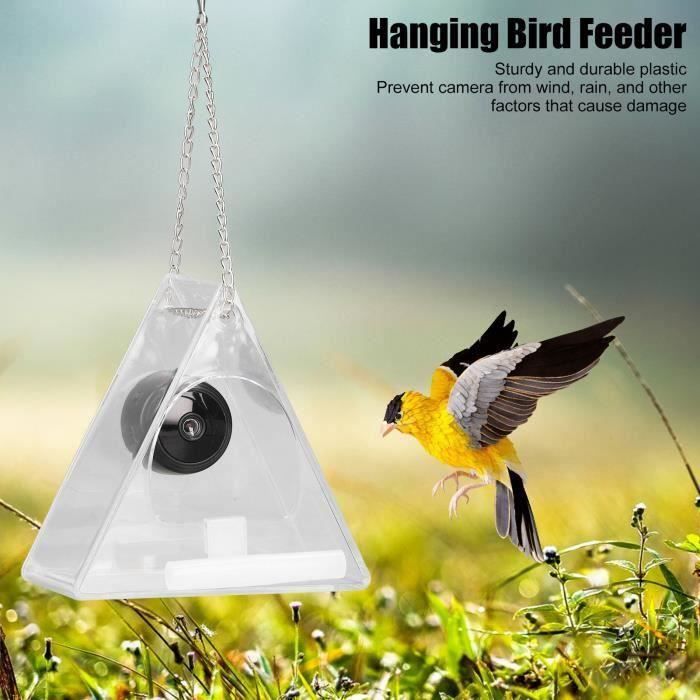 Betian-keenso Mangeoire à oiseaux avec caméra Caméra intelligente mangeoire  à oiseaux surveillance en temps réel mangeoires à oisea - Cdiscount