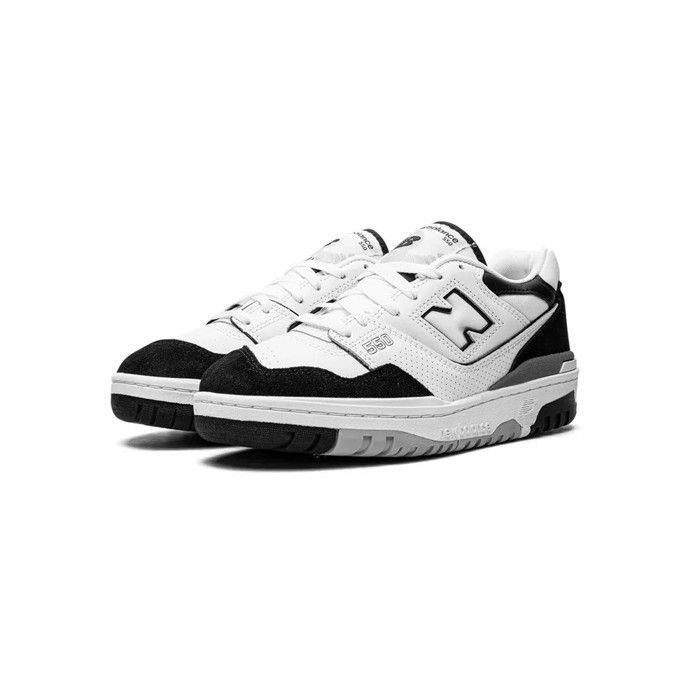 Chaussures Enfant NEW BALANCE 550 Cuir Lacets Noir