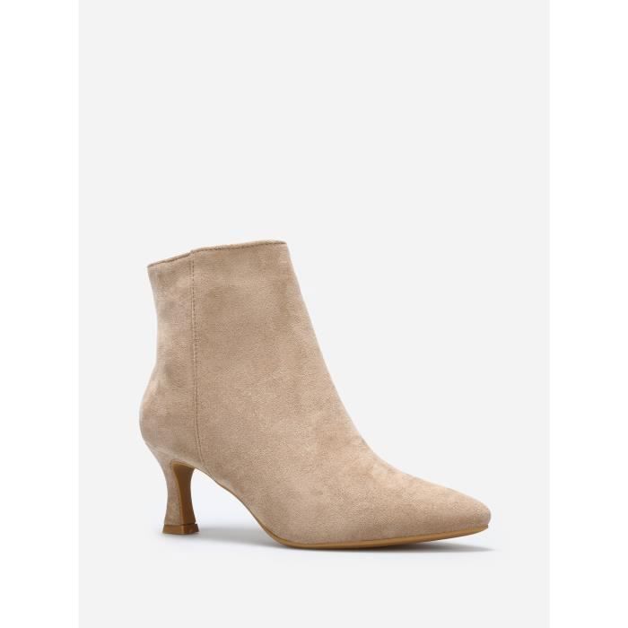 Bottines petit store talon fin