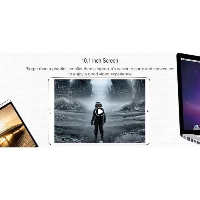 Tablette Tactile - 10.1po - 4G Tablette PC - Android2