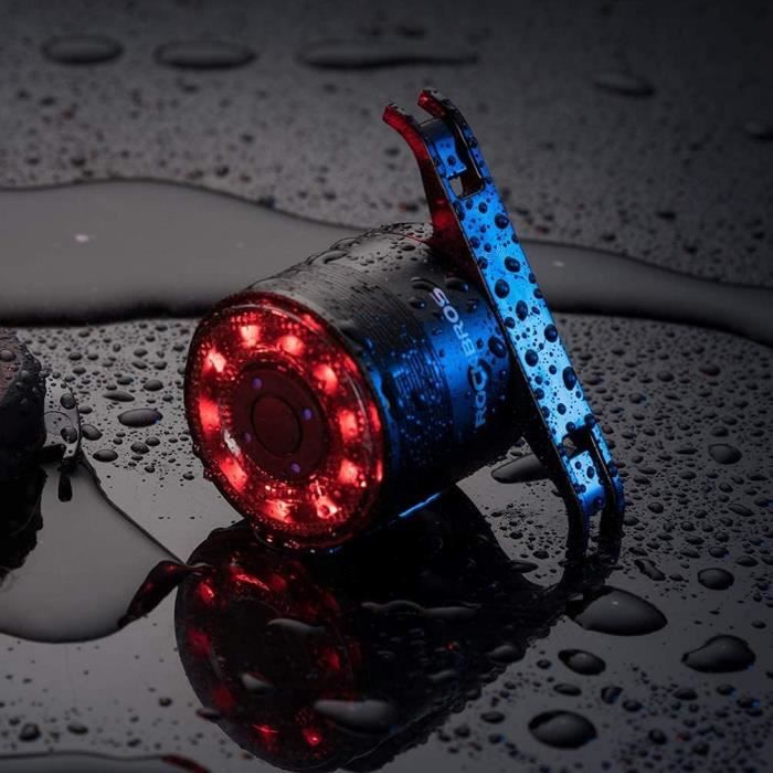 Feu Arrière Vélo USB Rechargeable - 5 Modes LED Étanche IPX5 Pour Sécurité Nuit