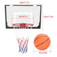 KingStore♪-Panier de Basket Enfant Panier de Basket Interieur avec la Ballon et la Pompe Jouets de Sport pour Enfants-3