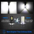 Ampoules H7 LED 12 SMD Blanc 6000K phares scooters motos antibrouillards auto-3