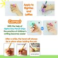 Guide Doigt Enfant - Crayon Grips - Adaptateur Crayon Ergonomique  - Aide Ecriture Convient Aux Mains Gauche et Droite Pour Enfants -3