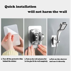Support Pommeau De Douche Angle Réglable, Support Douche Sans Percage