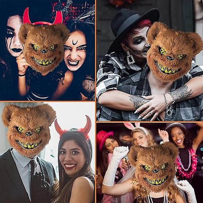 Masques d'Halloween effrayants Masques d'ours, masques d'animaux effrayants pour adultes et enfants, masques - Maison Masques d'Halloween effrayants Masques d'ours, masques d'animaux effrayants pour adultes et enfants, masques - Maison