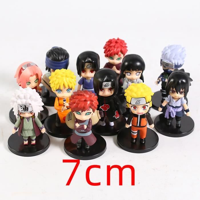 15€33 sur Set de 12 pièces Figurines Delicate Naruto kakashi Itachi Gaara  Sakura Hinata Jiraiya 6 cm avec Calendrier Naruto 2021 en français -  Figurine de collection - Achat & prix