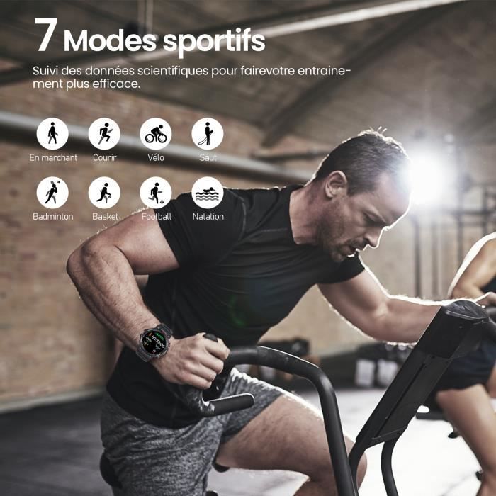 Montre Connect e Homme Femme Sport 1.39 Avec Bluetooth Appel