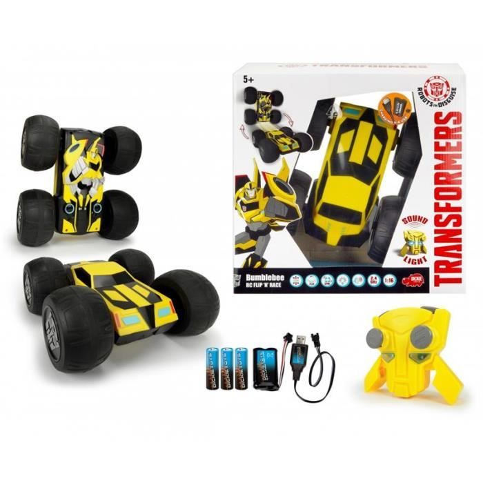 Dickie 203115000 Transformers RC Flip N Race Bumblebee RTR