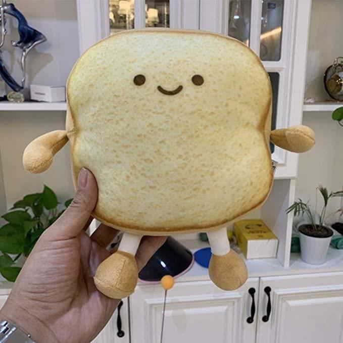 CelestiMingle, Coussin de Noël en forme de pain d'épices, 20 cm, Peluche, Douillet, Décoration de Noël, Mignon, Cadeaux pour
