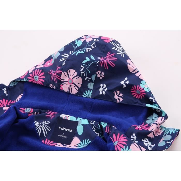 Veste à Capuche Zippée Pour Fille – Sweat-Shirt Décontracté