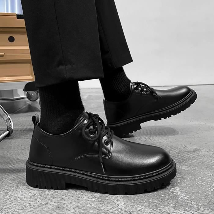 Chaussure Homme Richelieu de ville en cuir Noir Marque Mod le