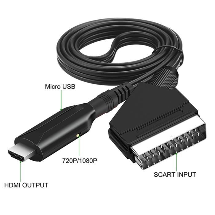 INECK® Adaptateur Câble HDMI Mâle vers Double HDMI Femelle 2 Entrées 1  Sortie Switch Connecteur pour Video TV HDTV - Cdiscount Informatique