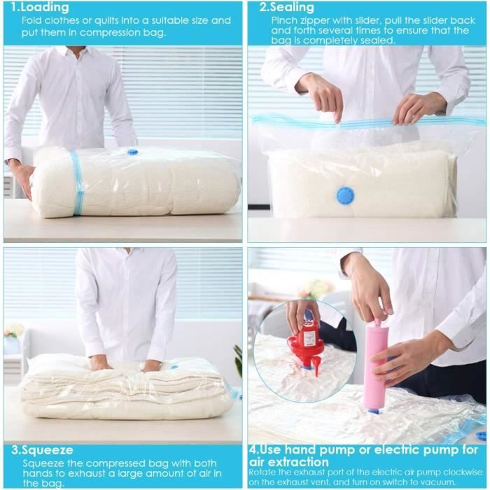 Sac De Rangement Sous Vide Sac Air Comprim Sac De Rangement