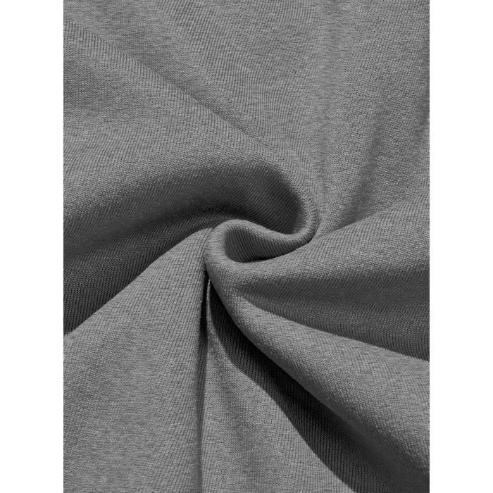 Sweat-shirt Homme Col Montant Zip 1/4 - Tissu Polyester, Coupe Décontractée - Poids 330 G