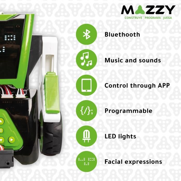 Xtrem Bots - Mazzy, Robot Programmable Enfant avec App
