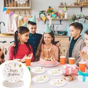 Lot De 61 Assiettes En Carton Avec Nappe, Assiettes, Gobelets, Serviettes Pour Fête Prénatale, Mariage, Anniversaire (20 Invités