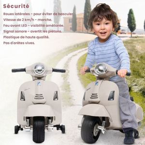 Vespa électrique enfant 12V Cdiscount