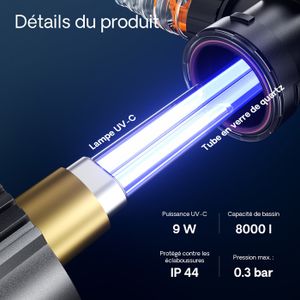 Joint Torique-2 Original Pour Stérilisateur UV SunSun CUV-272 – Pièce Détachée Authentique Pour Étang Et Bassin