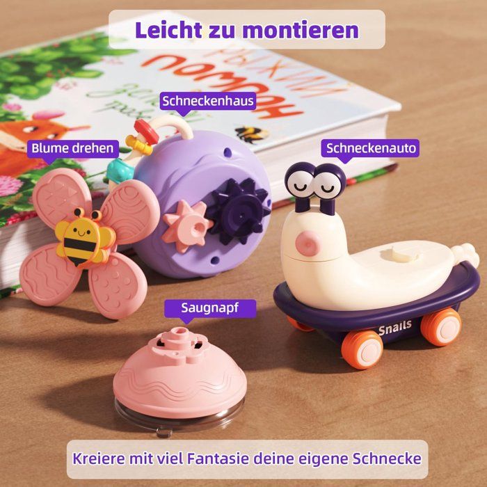 Jouet Montessori Bebe 1 2 3 Ans, Jouet Ventouse pour Chaise Haute, Sensoriels Corde à Tirer Jouet Montessori Bebe 1 2 3 Ans, Jouet Ventouse pour Chaise Haute, Sensoriels Corde à Tirer