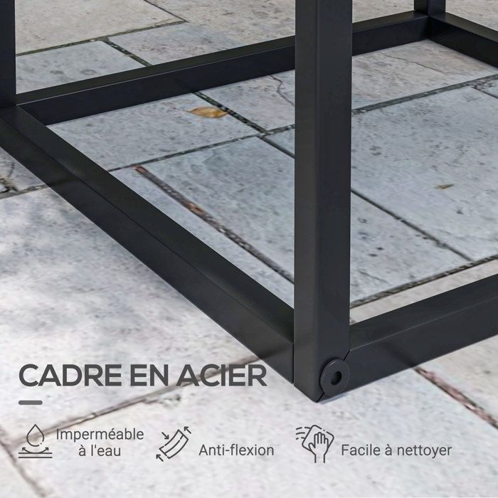 Lot De 2 Porte-Selles Pivotants 180° - Acier 6 Tiges (Neuf)