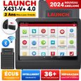 LAUNCH Valise de Diagnostic Auto X431 V+ 4.0 (Pro3) OBD2 Scanner- Avec Wifi et Bluetooth- En Français-0