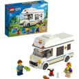 LEGO® City 60283 Le Camping-Car de Vacances, Jouet pour Enfants 5 Ans, Forêt LEGO, Véhicule, Camping, Jeu de Voyage-0