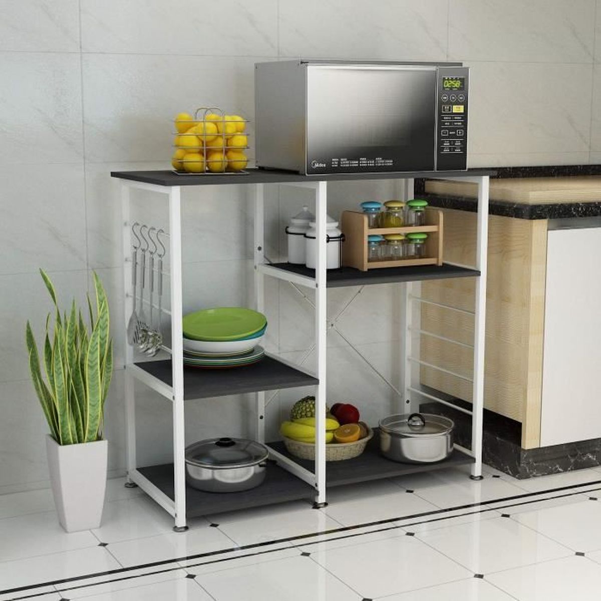 Etagere Four A Micro Ondes Rack Cuisine Etagere Etageres De