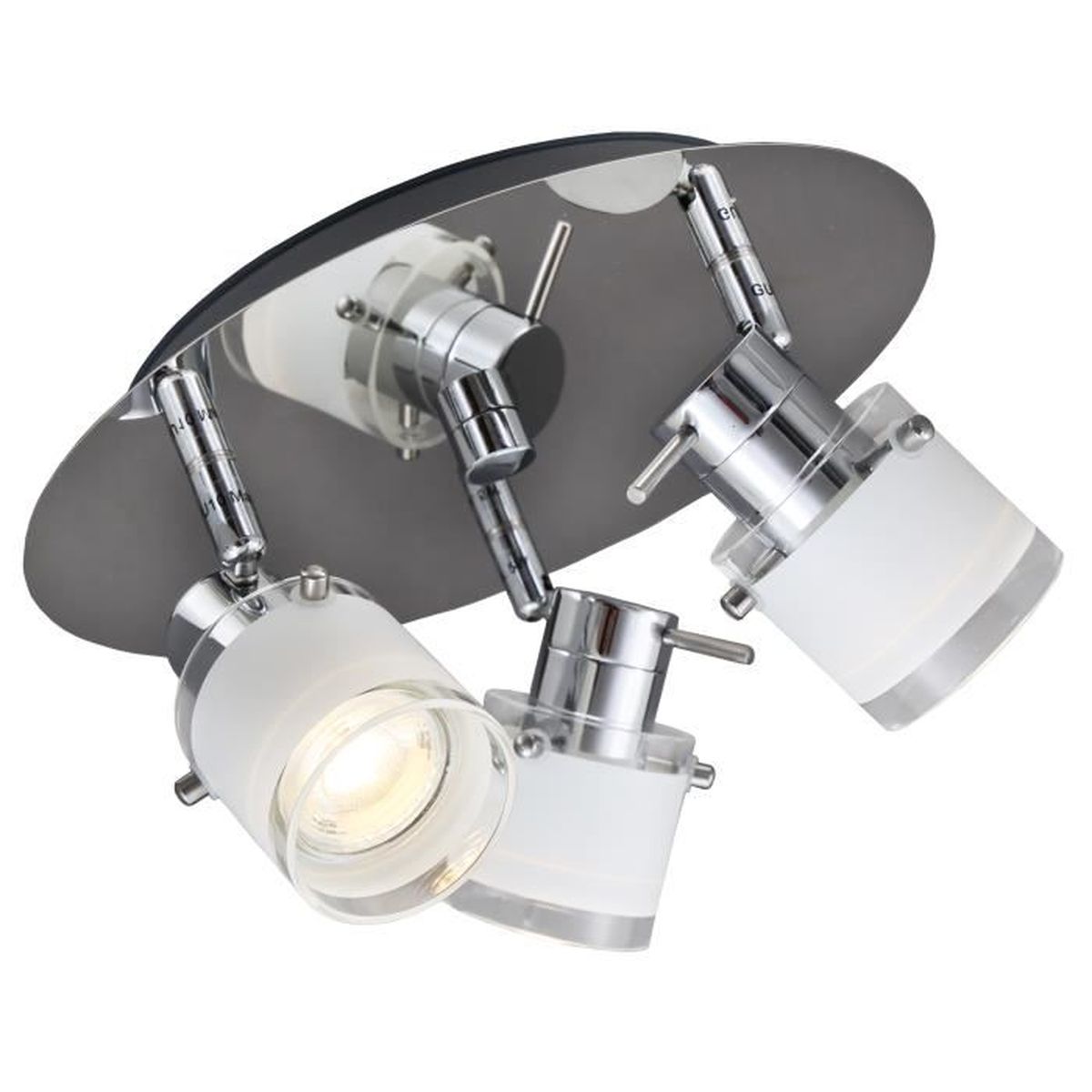 DEL ip44 Lampe Construction gu10 5 W Plafonnier Projecteur Downlight Plafonnier Deckenspot