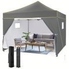 SANOPY Tonnelle Pliante 3x3, Barnum Pliant 3x3 Professionnel avec 4 Parois LatéRales,Girs