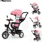 4 en1 Tricycle Evolutif Bebe -MENGDA-Siège réversible réglable-Garçons et filles- De 1 à 5 ans -Rose