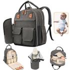 RITONDA Sacs à dos à Langer Bebe,Sac à Langer Avec Matelas, Sac Isotherme Indépendant,Lanière Amovible Poussette