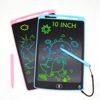 2 Packs Tablette Enfant 10inch Tablette d'écriture Couleur Planche Paques Bloc d'écriture effaçable Tablette Dessin Jouet éducatif