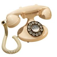 Protelx  - Telefono classico con filo ``GPO Pearl`` stile retr, colore: avorio - 1922