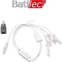 Batilec - Cordon quadruple Téléphone / RJ45