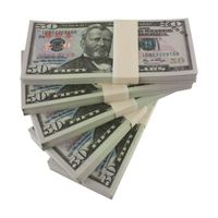 Faux argent - 50 dollars américains (100 billets)