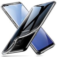 Tikawi Coque Samsung Galaxy S9 Transparente Crystal [Gel Souple] [Haute Protection] [Anti-Rayure] [Fine et légère]