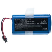 vhbw batterie remplace Ecovacs ICR18650 3S1P (fiche noire) compatible avec Home Cleaner robot ménager (2600mAh, 11,1V, Li-Ion)