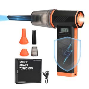 Souffleur Air Comprimé Électrique - 165 000 RPM Max - Batterie 10 400 MAh - USB/Type-C - Pour Nettoyage PC Et Voiture