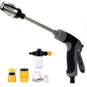 Nettoyeur Haute Pression Sans Fil Portable 75W – Pistolet De Lavage Voiture, Jardin, Terrasse, Batterie Rechargeable + Accessoires