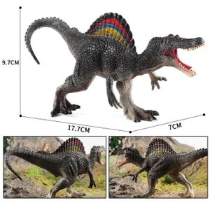 FIGURINE - PERSONNAGE Dinosaure-3 - Figurines d'action de dinosaure d'Auckland, VelDynraptor, Spinosaurus, Dilophosaurus, Modèle an