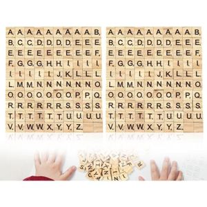PUZZLE Lot De 200 Lettres En Bois - Scrabble - Puzzle En 