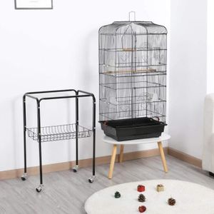 VOLIÈRE - CAGE OISEAU Cage Oiseaux Volière Portable Design pour Perruche