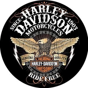 ACCESSOIRE CASQUE Stickers Harley Davidson Ride Free