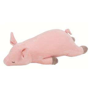 Poupée Peluche cochon rose dans une tranche de pain - Univers Peluche