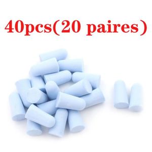 20 Paires Bouchons d/'oreilles SNR 33 dB bouchons d/'oreilles 40pcs = 20 paires