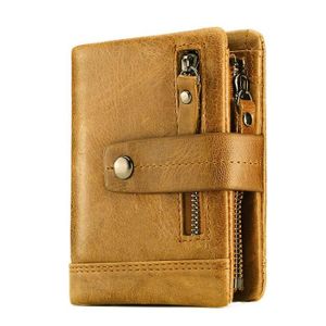 PORTEFEUILLE Portefeuille Homme Cuir Veritable Blocage RFID Por