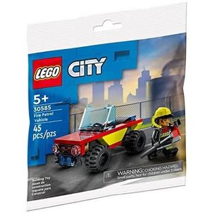 ASSEMBLAGE CONSTRUCTION LEGO CITY FIRE PATROL 30585 LOT DE SACS EN PLASTIQUE